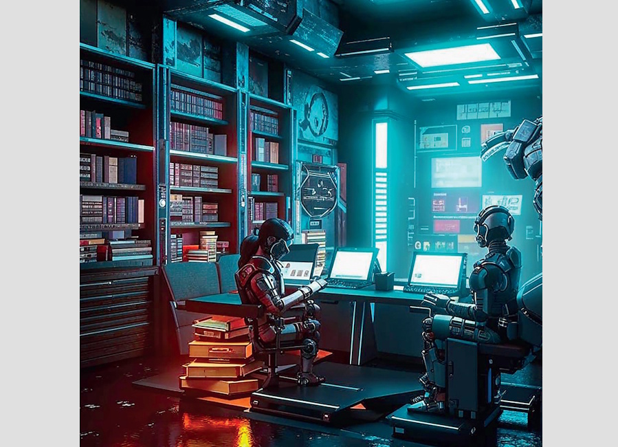 В поисках собеседника: взгляд на библиотеку из 2050 года.
