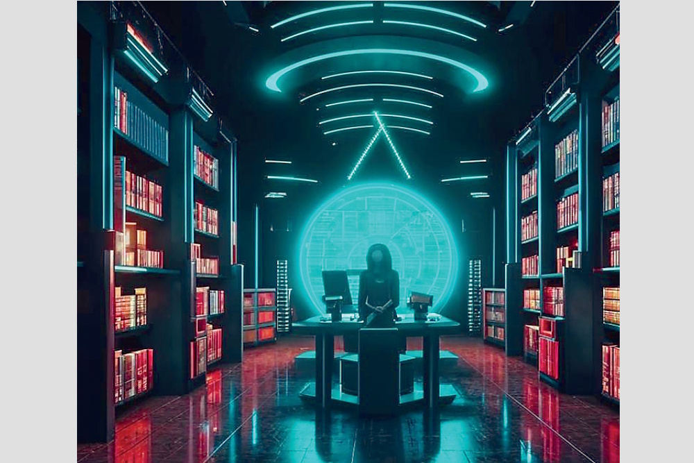 В поисках собеседника: взгляд на библиотеку из 2050 года.